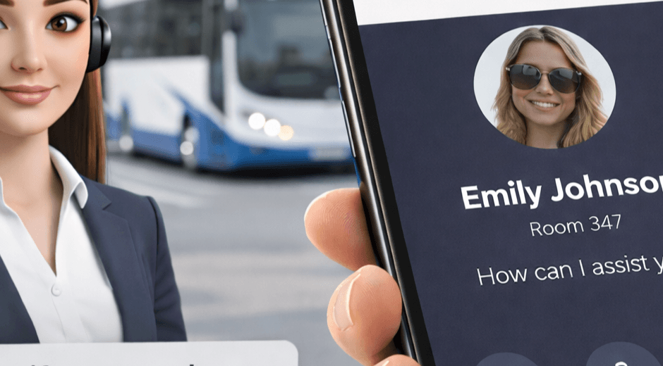 Hotel call center flow with concierge support